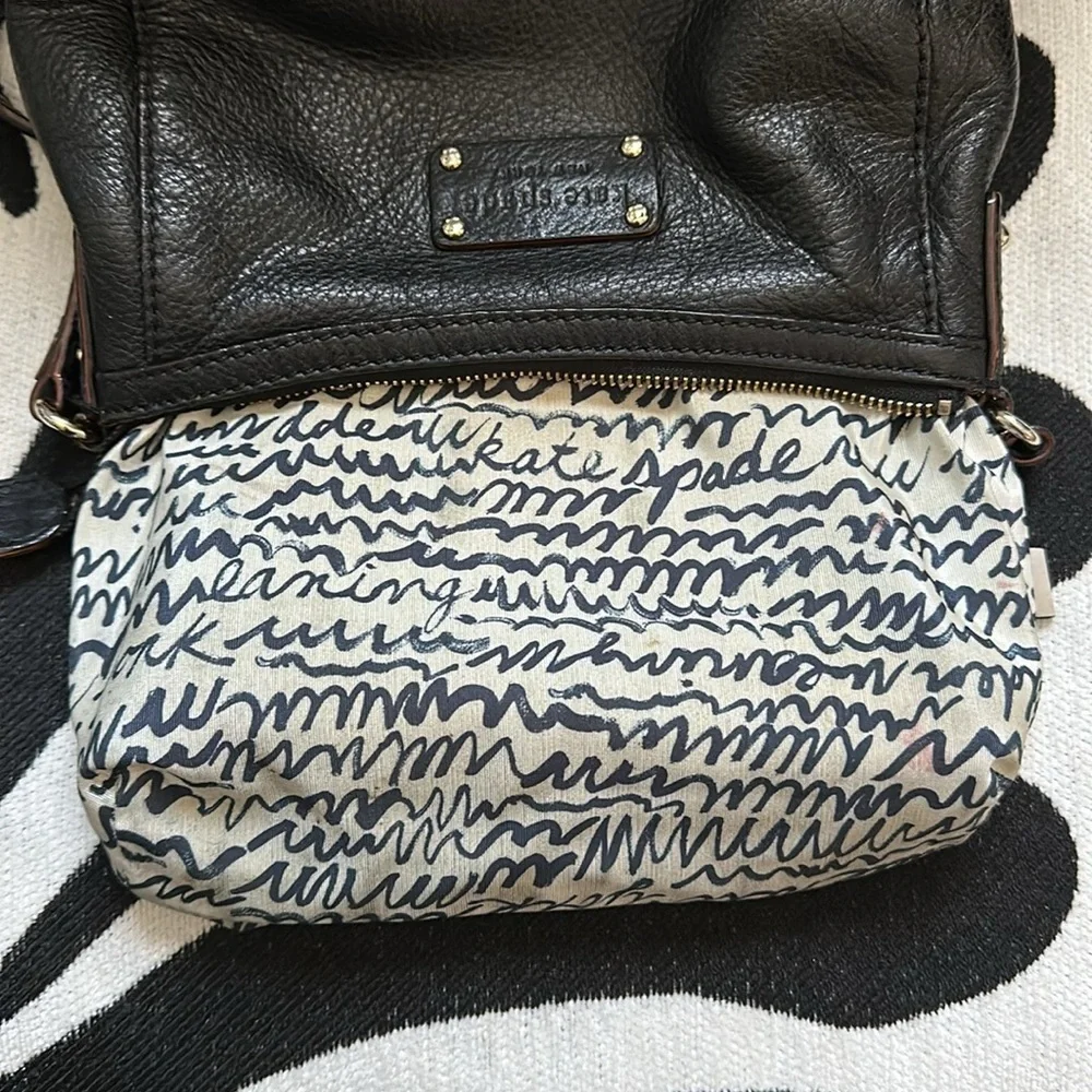 kate spade NEW YORK Black Leather Shoulder Bag